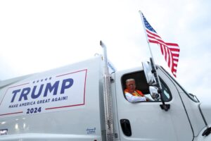 Trump humour garbage