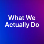 What We Actually Do at CMX | Digital Agency, Platform, and Ecosystem