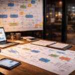 Business systems and workflows visualized to support scalable company growth