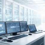 Modern cloud infrastructure environment illustrating scalable DevOps systems, deployment pipelines, and production reliability as platforms grow.